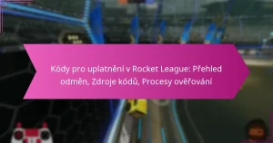 Read more about the article Kódy pro uplatnění v Rocket League: Přehled odměn, Zdroje kódů, Procesy ověřování