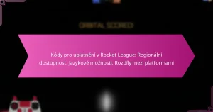Read more about the article Kódy pro uplatnění v Rocket League: Regionální dostupnost, Jazykové možnosti, Rozdíly mezi platformami