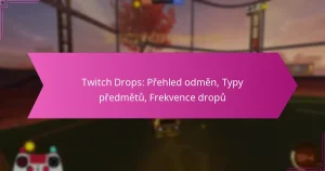 Read more about the article Twitch Drops: Přehled odměn, Typy předmětů, Frekvence dropů