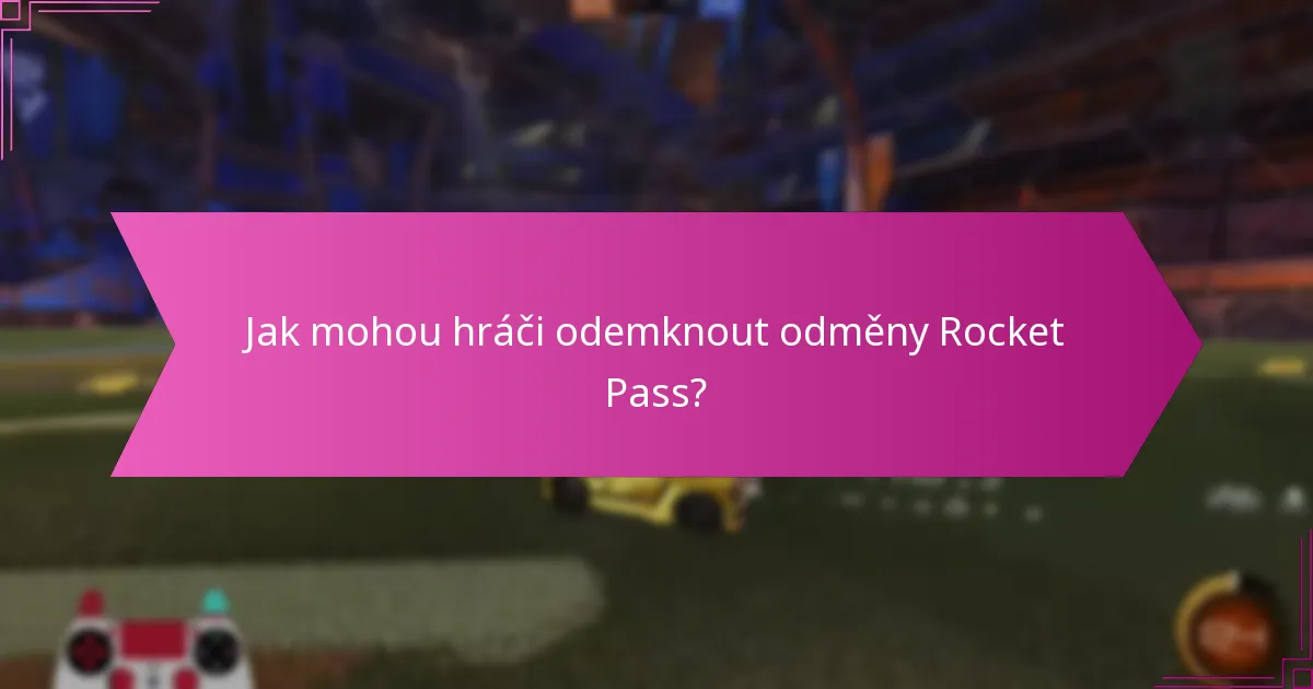 Jaké typy odměn jsou k dispozici v Rocket Pass?
