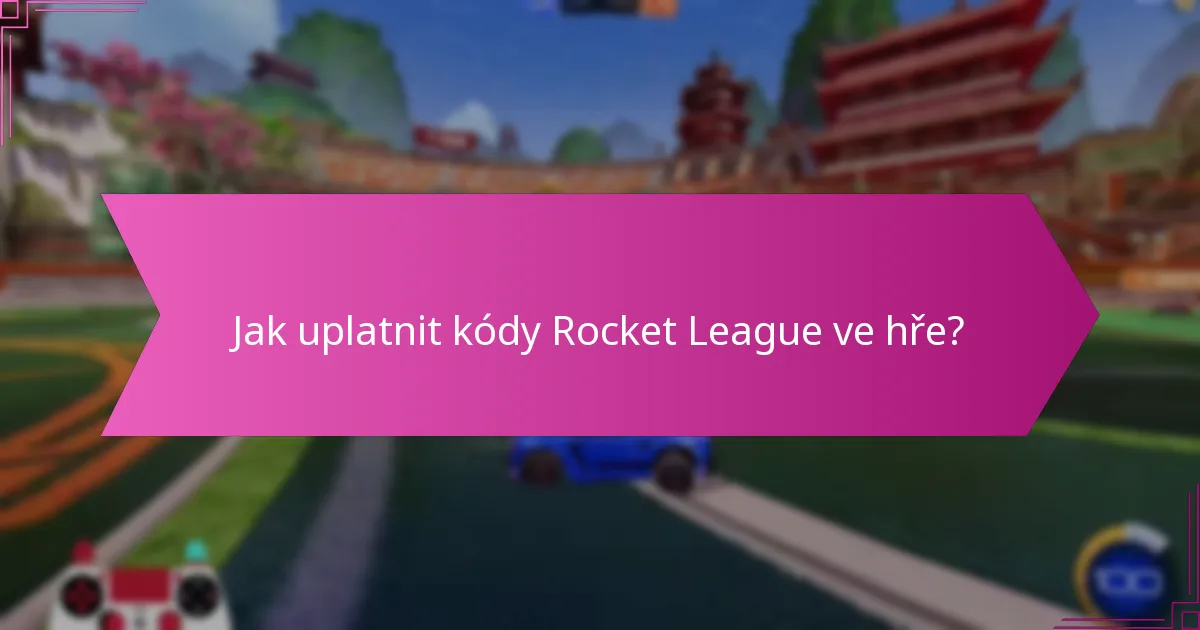 Jaká jsou pravidla sdílení kódů pro výměnu v Rocket League?
