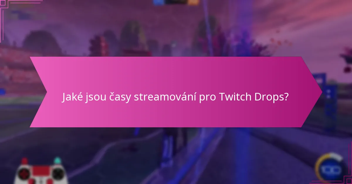 Jaké kanály se účastní Twitch Drops?